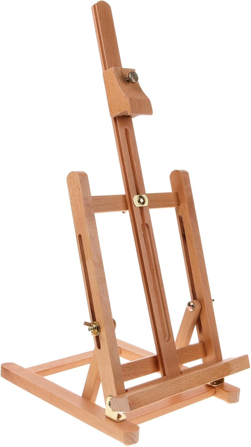 Art Display Easel Stand for Painting Portable Tabletop Sketching Easel for Outdoor Use for Artists and Presentations Lightweight Sturdy Design