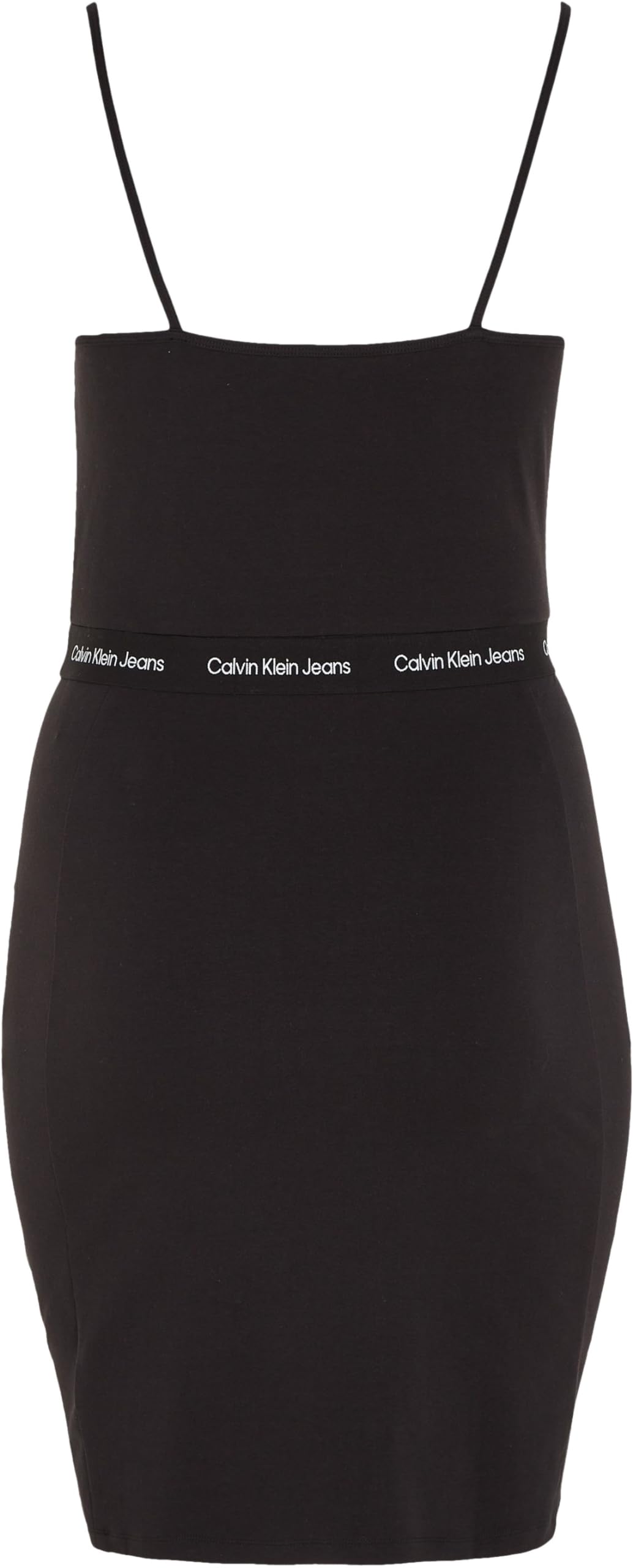 Calvin Klein Logo Elastic Strappy Dress J20j219644 Robes évasées Femme