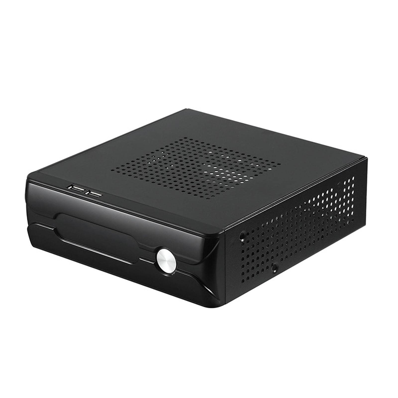 Mini ITX Caso Professionale Metallo 2.0 USB Compact Computer Case per Office M03