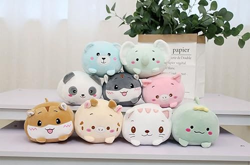 Miniatura 6 de COSGOO Bonita almohada de peluche de ciervo con cuerpo cilíndrico de ciervo, súper suave, para abrazar, para niños, almohada Kawaii para dormir,