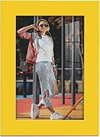 Vista 95 de Renditions Gallery - Marco para fotos de 11x14 pulgadas de estilo moderno de alta gama, hecho de madera maciza y cristal de alta definición listo