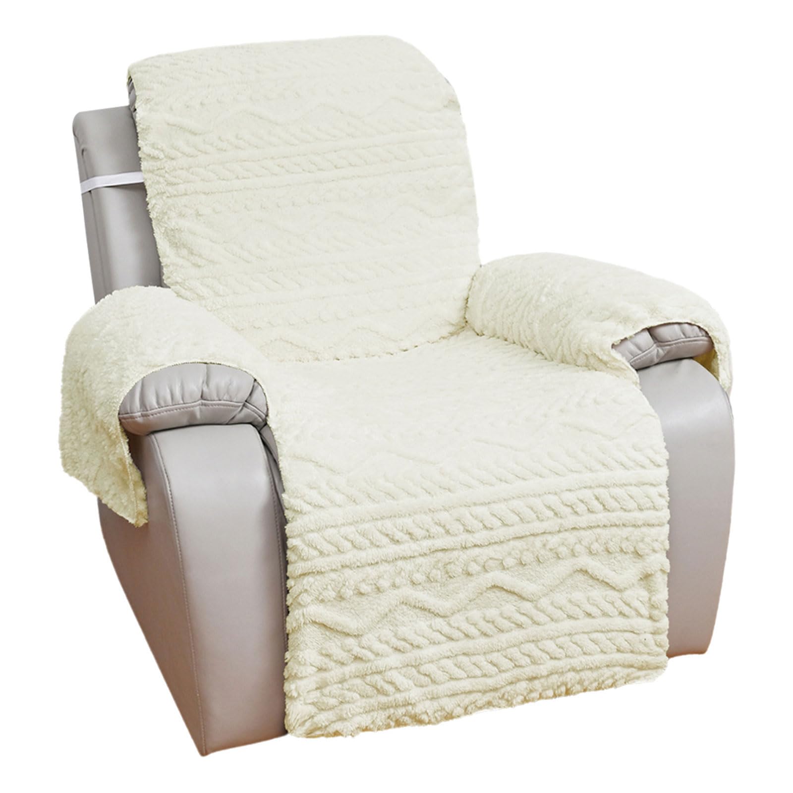 Mllepjdh Geometric Jacquards Recliners Chair Covers Recliners Sofa Slipcover Couch Covers Armchair Slipcovers for Living Room Home Jacquards Couch Slipcover