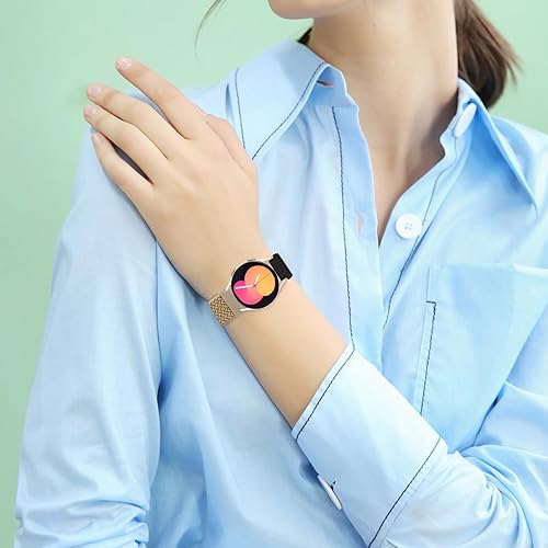 Miniatura 7 de Correa trenzada de 0.78 pulgadas compatible con Samsung Galaxy Watch 6&5&4 de 1.575 pulgadas, 1.732 pulgadas, Watch 4 Classic de 1.654 pulgadas,