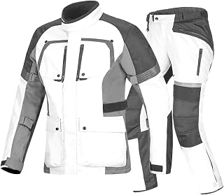 EKSED Winter Motorcycle Armor Clothing Set For Men, Otorcycle Jackets And Pants Set For All Season