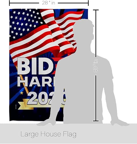Miniatura 2 de Biden Harris Flag Vote President 2020 - Bandera patriótica demócrata republicana del té, bandera de decoración de elecciones estadounidenses de