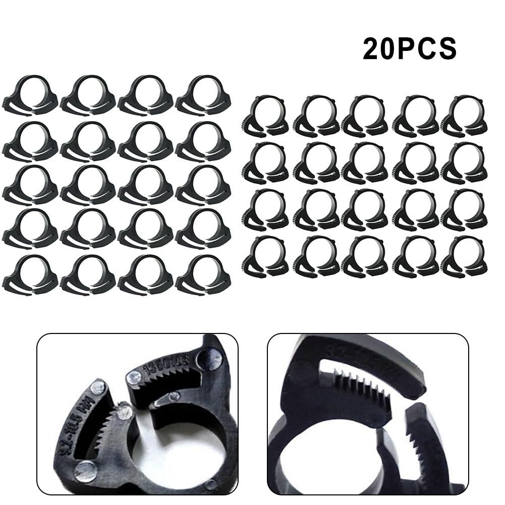 20 CLIPS FISSATUBO A SCATTO PER TUBO RIGIDO GRIGIO MORSETTO FISSAGGIO VARIE MISURE (20 mm 20 CLIPS FISSATUBO A SCATTO PER TUBO RIGIDO GRIGIO MORSETTO FISSAGGIO VARIE MISURE (20 mm