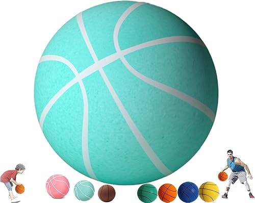 Miniatura 10 de Baloncesto silencioso, balón silencioso para interiores, baloncesto silencioso con asas, baloncesto de espuma silenciosa, baloncesto silencioso,