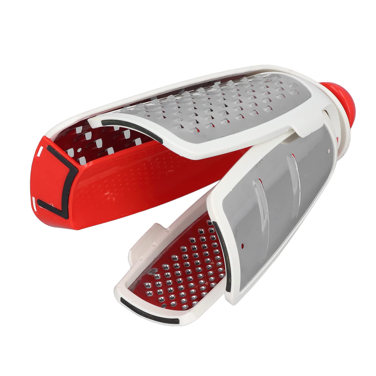 Cortador de verduras TOPINCN de acero inoxidable 304 picadora 4 en 1 plegable color rojo