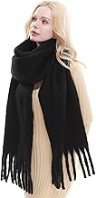 RIIQIICHY Chunky Scarf for Women Winter Warm Thick Scarves Oversized Blanket Scarf