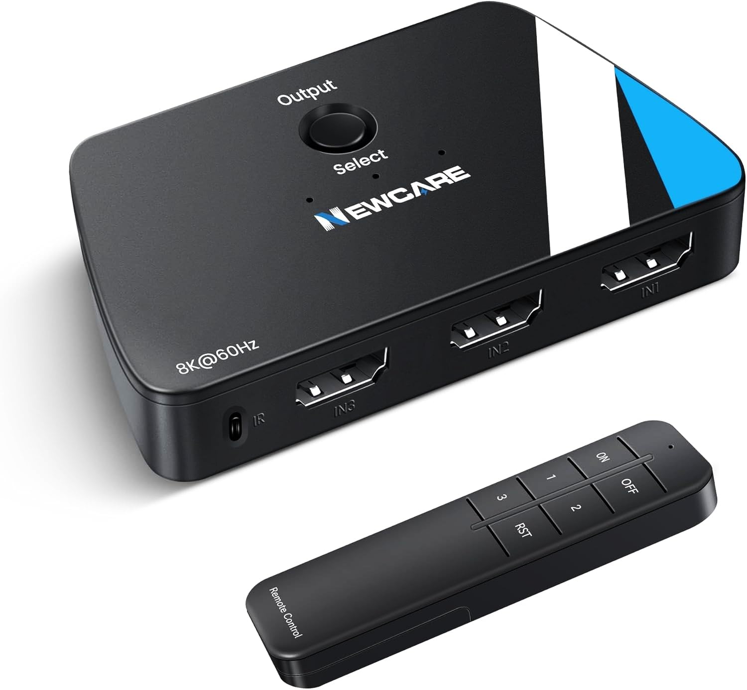 HDMI 2.1 Switch 3 in 1 Out, 4K@120Hz 8K@60Hz 48Gbps Dolby ALLM with Remote