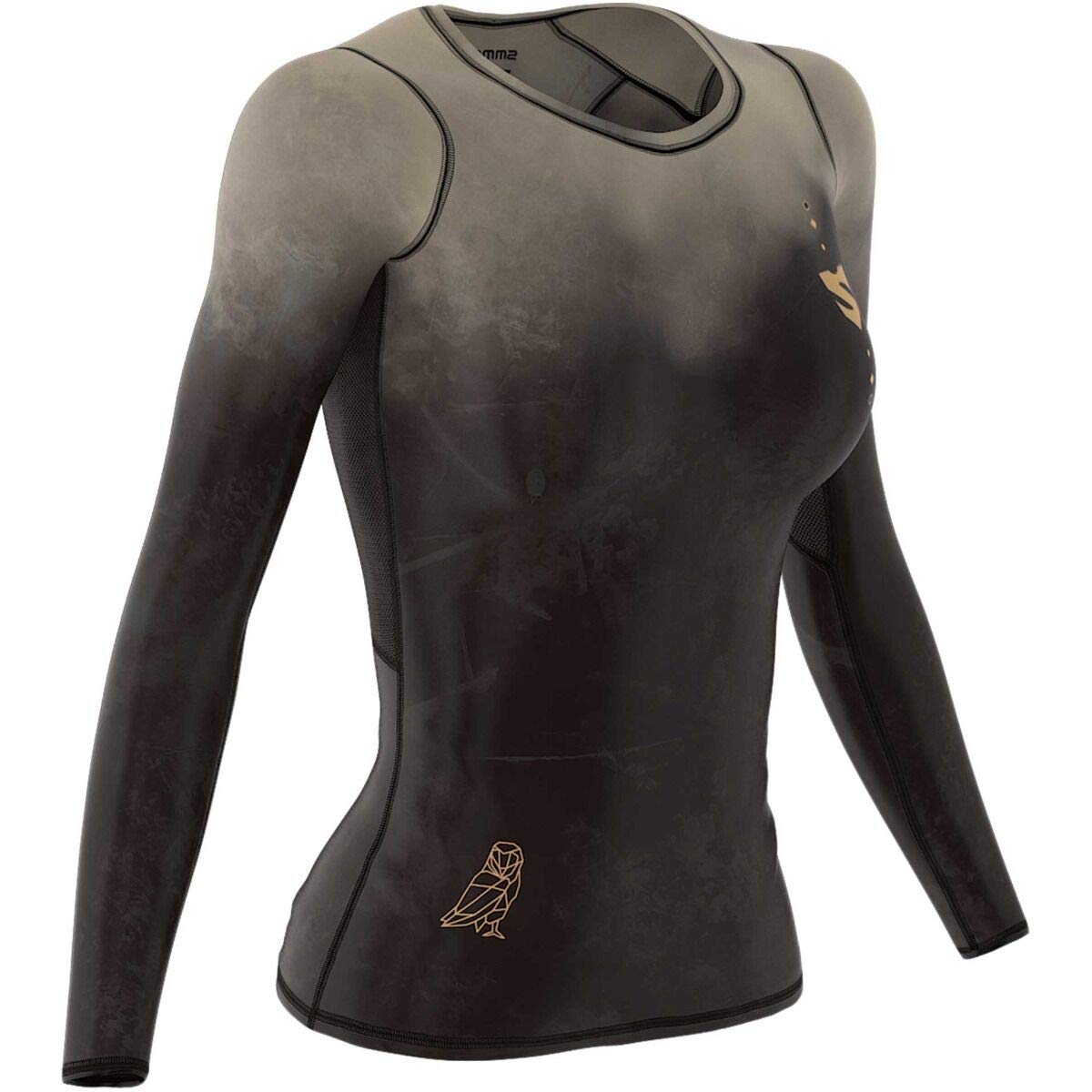 smmash Goddess Sports Long Sleeve for Women, Long Sleeve Running Training Gym Jerseys, Fitness Sweater, Gym Sweaters, Crossfit, Yoga, Breathable and Lightweight, Antibacterial Material, Made in EU-picture-24