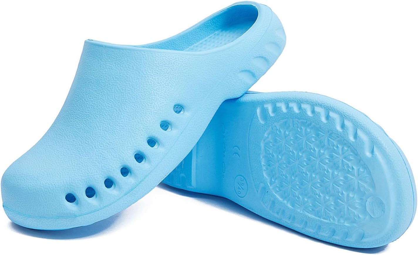 Arch Support Work Clogs, Breathable Non-Slip Kitchen Shoes for Operating Theatre Nurse Doctor Garden Restaurant Mechanic, Soft Chef Slippers Slide Sandals for Women Men