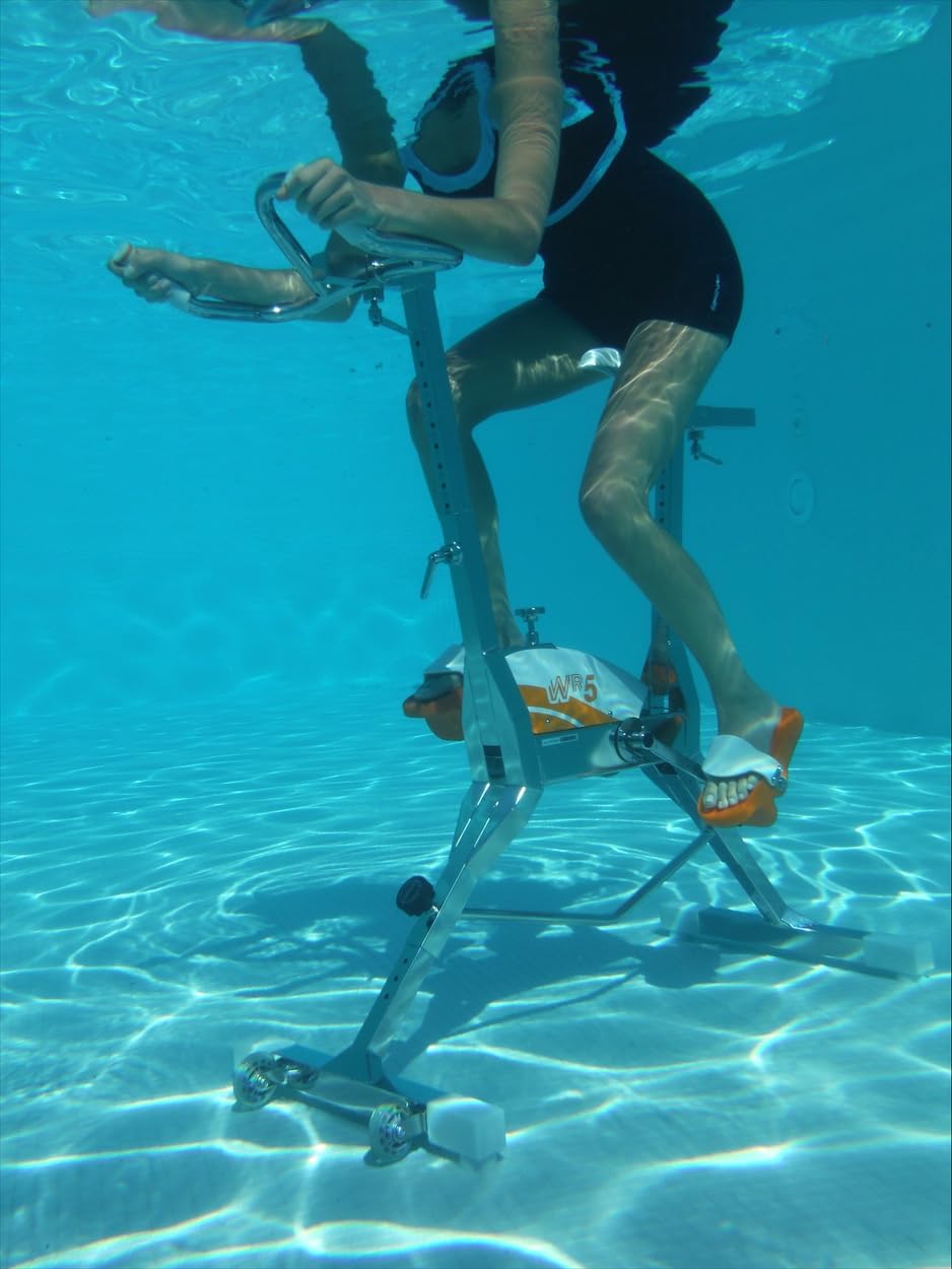 Waterflex WX-WR5 - Aquabike - Aquabike Ulta Sport - Système Innovant Click & Turn - Pour une Position Verticale, Évite les blessures