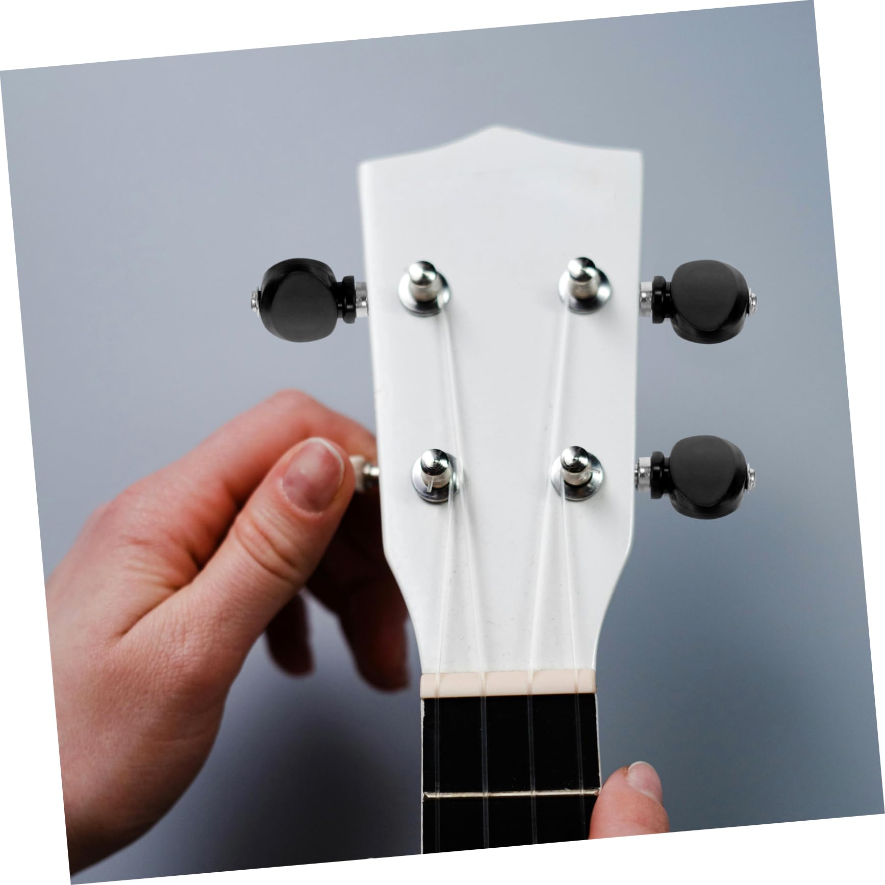 Toyvian 20 sztuk strun, narzędzie do ukulele, ukulele, akcesoria do instrumentów muzycznych, części instrumentów, stroik, ukulele, akcesoria do ukulele, gałka do strojenia ze stopu cynku