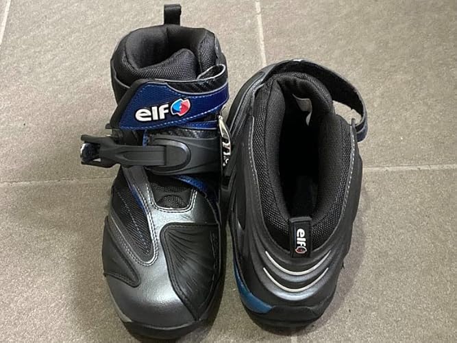 Amazon.co.jp: エルフ(ELF) バイクシューズ Synthese 14 ブラック 24.0