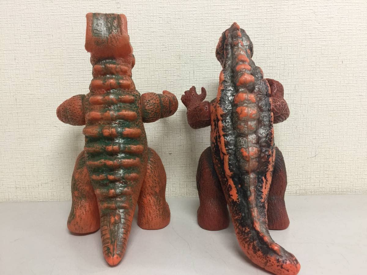 アギラ 2本ツノ ソフビ パチ 怪獣 円谷プロ ブルマァク マルサン - 特撮