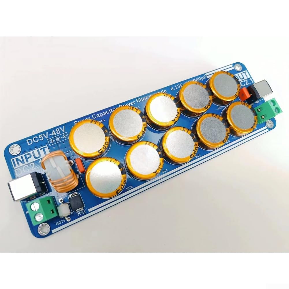 Filtre de ligne électrique haute capacité 150 000 uF 5 V à 48 V CC LC module de filtre pour suppression des interférences électromagnétiques dans les caméras de recul de voiture et systèmes audio – 15
