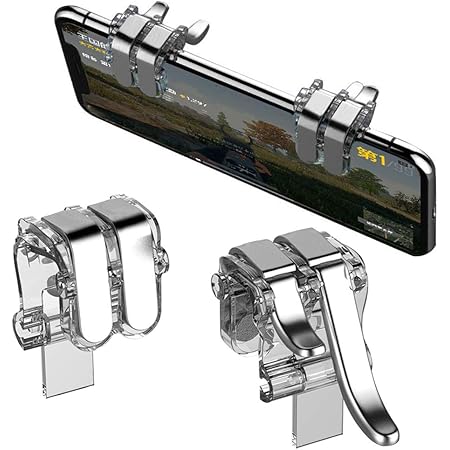 Amazon Pubg Mobile 荒野行動 コントローラー高感度 ジョイスティック 射撃ボタンiphone Android対応 2個パック Emish パソコン 周辺機器 通販