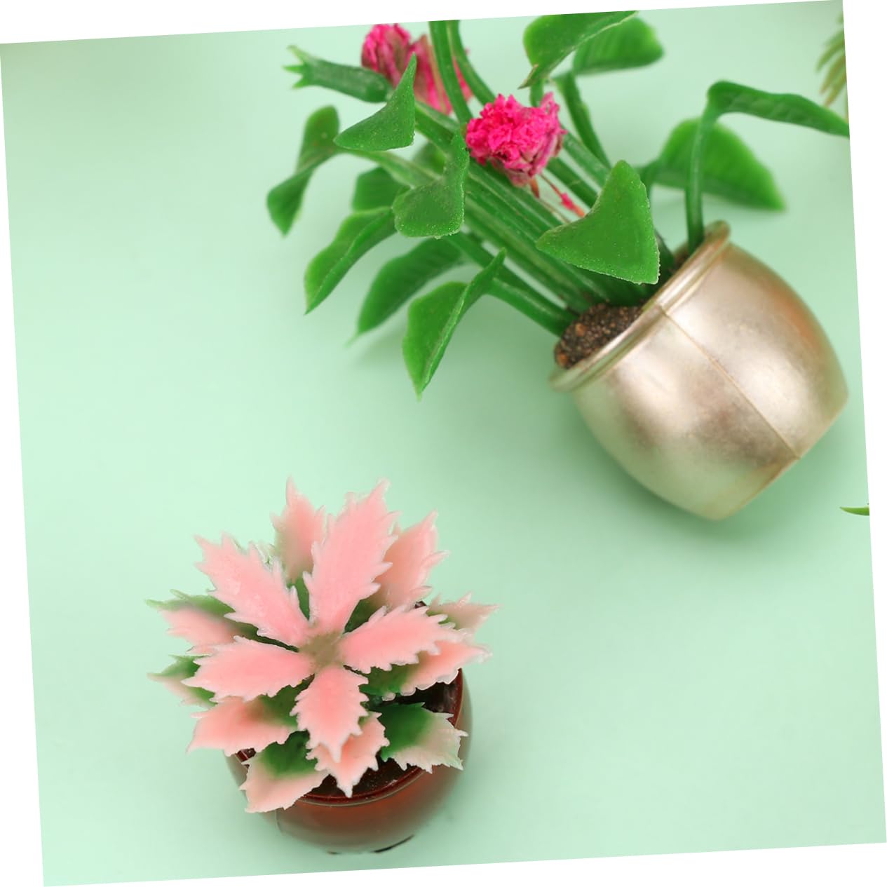 Toyvian 8 Pièces Miniature Cygne Résine Décoration De Jardin Micro