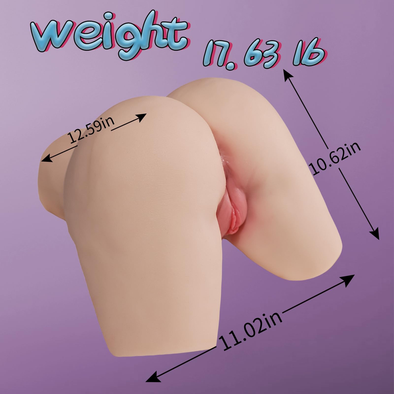Amazon.com: Realistic 17.6LB Female Buttocks Replica with Internal  Skeleton, Life Size Silicone Mold for Enhanced Adult Experience, Sex Doll  Male Masturbator with Vegina&Anal(Terminator) : Health & Household