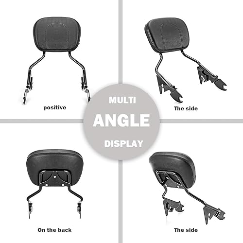 Miniatura 5 de Dasen Barra de sissy desmontable compatible con Harley Touring, respaldo del pasajero de liberación rápida, ajuste Touring Road Glide Street Glide