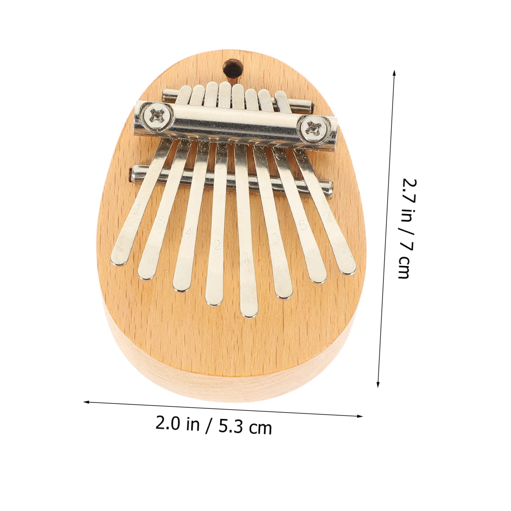 Kalimba Tons Naturel Piano à Pouce Portable Pour Adultes Instrument Musical Pour Débutants Performances Et