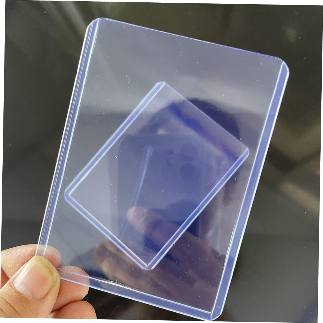 BESPORTBLE 100Pcs Transparent Card Sleeves for Trading Cards Covers Scratch Protection Easy for Organization and Storage