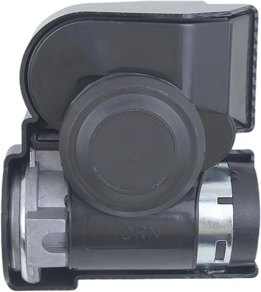 New 12v Carbon Fiber Coating Air Pump Snail Motorcycle Horn Modification For Harley Belt Relay