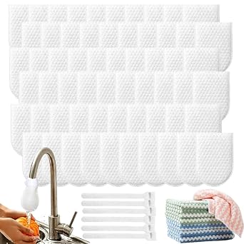 Cotton Faucet Filter for Kitchen Sink, Faucet Filter Cotton Bag for Tap Water, Disposable Sink FaucetFilter Bags for Sand, Sediment, Rust, Scale and Impurities, Kitchen Bathroom Faucets Use