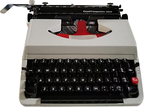 Máquina de escribir manual antigua, estilo clásico y antiguo, máquina de escribir antigua para niños y adultos, regalo literario para escritores