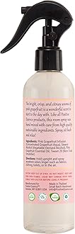 Pink Grapefruit Pillow and Room Spray, Natural Aromatic Mist Made with Pure Pink Grapefruit Essential Oil, Relax Your Body & Mind, Perfect as a Bathroom Air Freshener Odor Eliminator