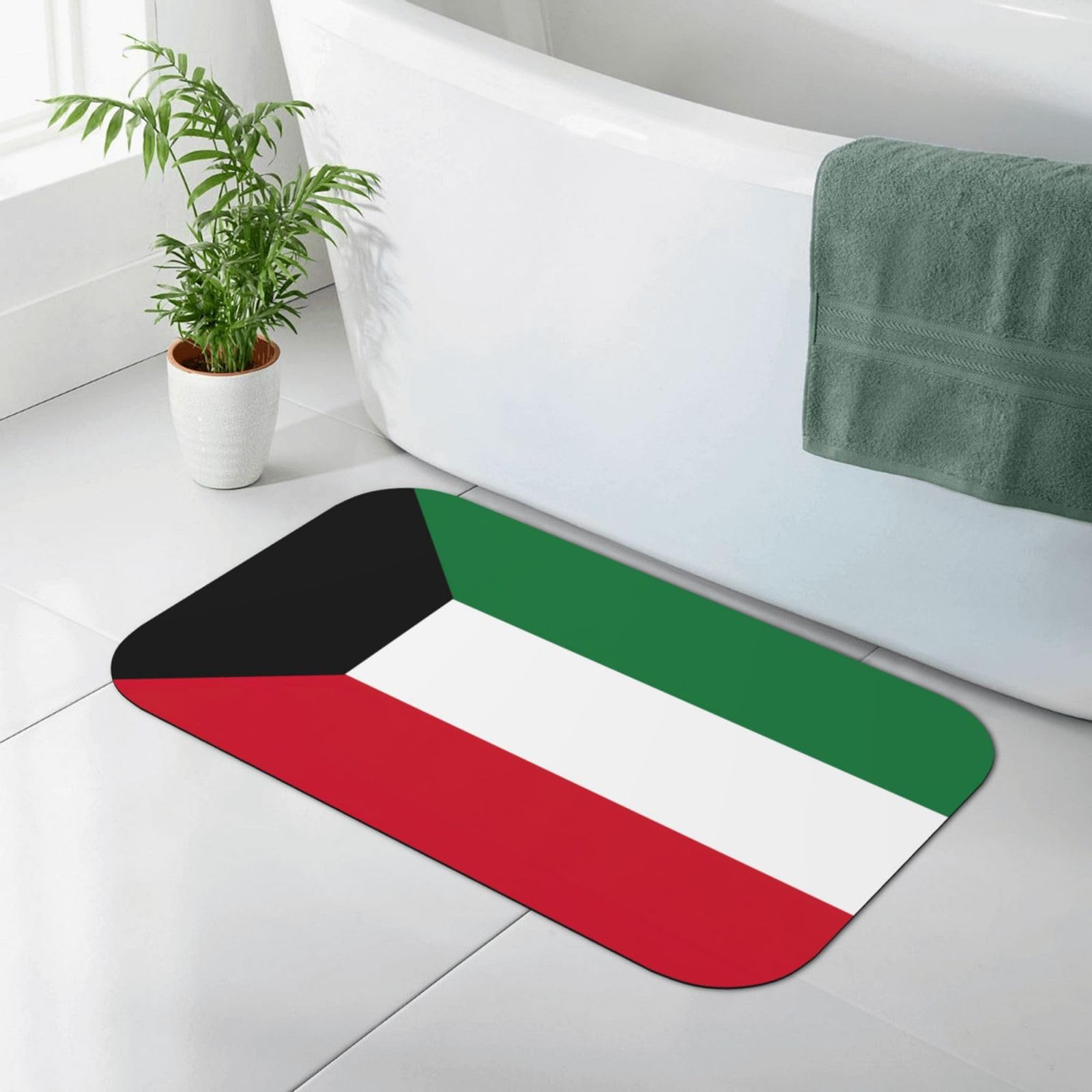 Tapis de bain antidérapant terre de diatomée pour douche