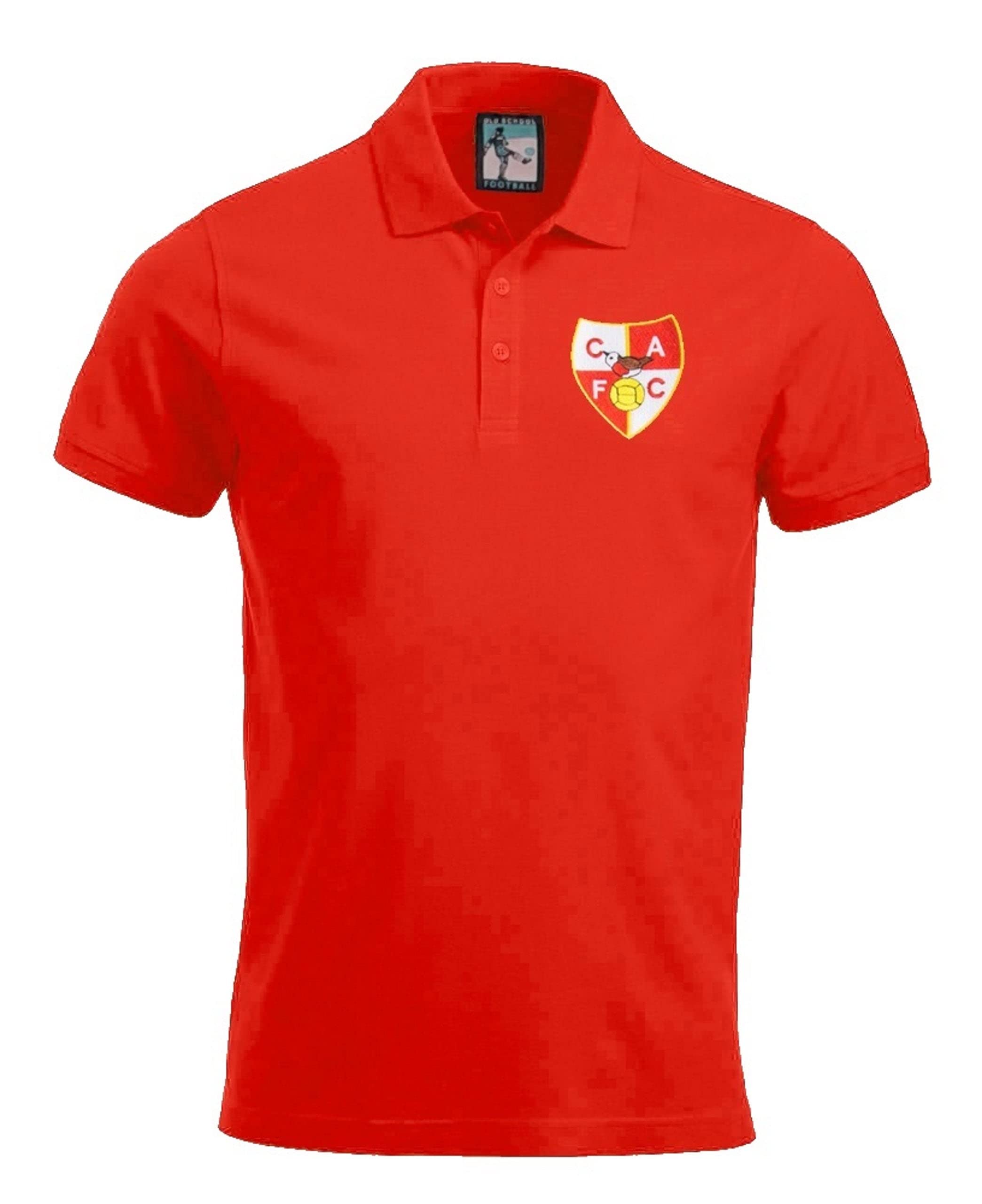 Charlton 1940s Retro Football Polo Embroidered Logo