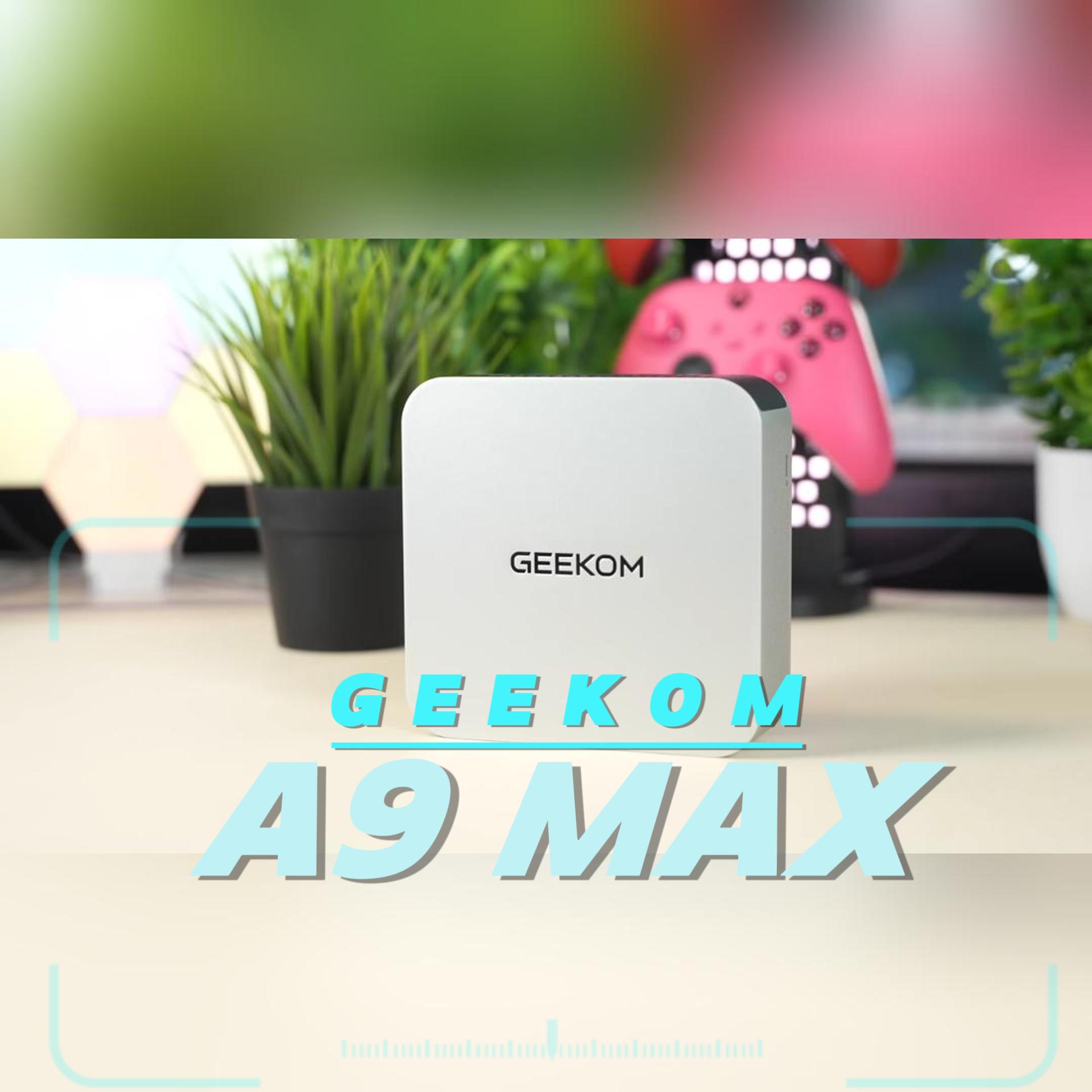 GEEKOM A9 Max AI Mini PC, with AMD Ryzen AI 9 HX 370 (80 Tops