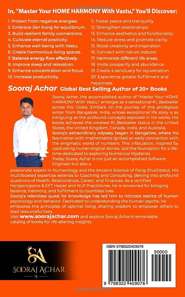 Master Your HOME HARMONY With Vastu: Protect from Negative Energies, Embrace Equilibrium with Zen Living, Build Resilient Family Connections, and ... House (LIFE-MASTERY With Vastu/Feng-Shui) - Image 2