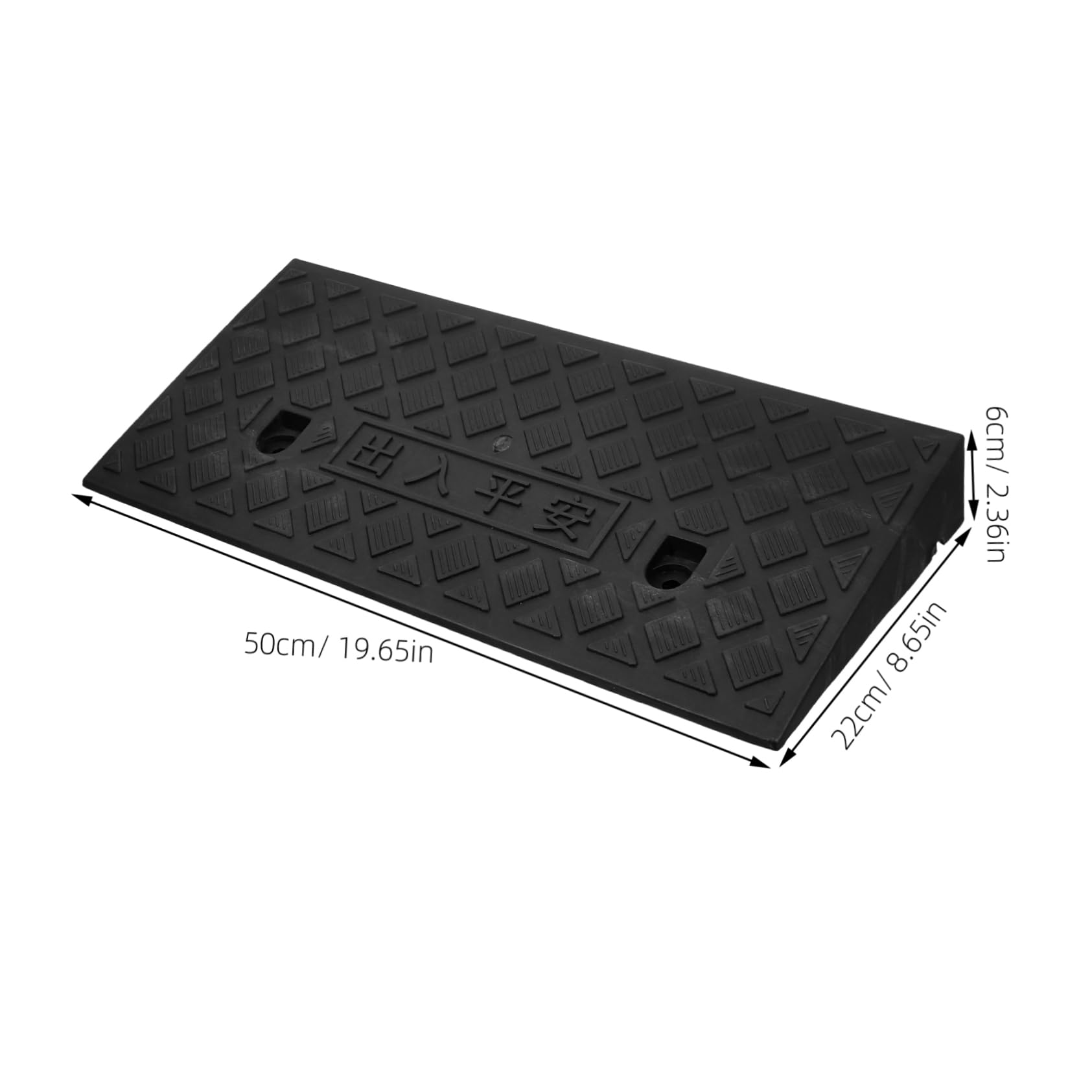 Ipetboom 1 Set Household Entry Ramp Durable High Plastic Threshold Slope for Wheelchair Cars and Sweeping Robots Non Slip Design for Easy Cleaning and Use