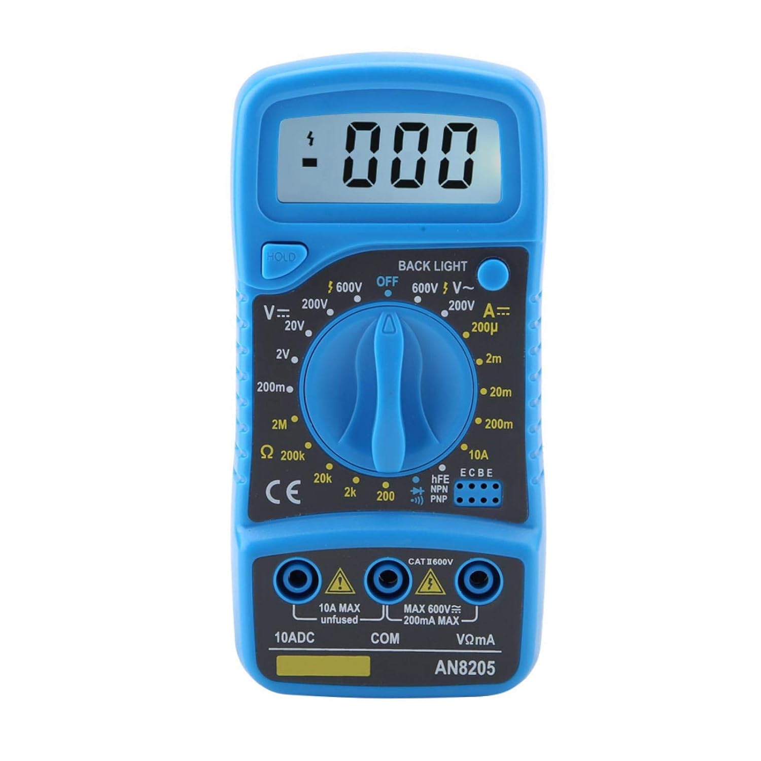 Handhold Digital Multimeter AC DC LCD Voltmeter for Indoor for