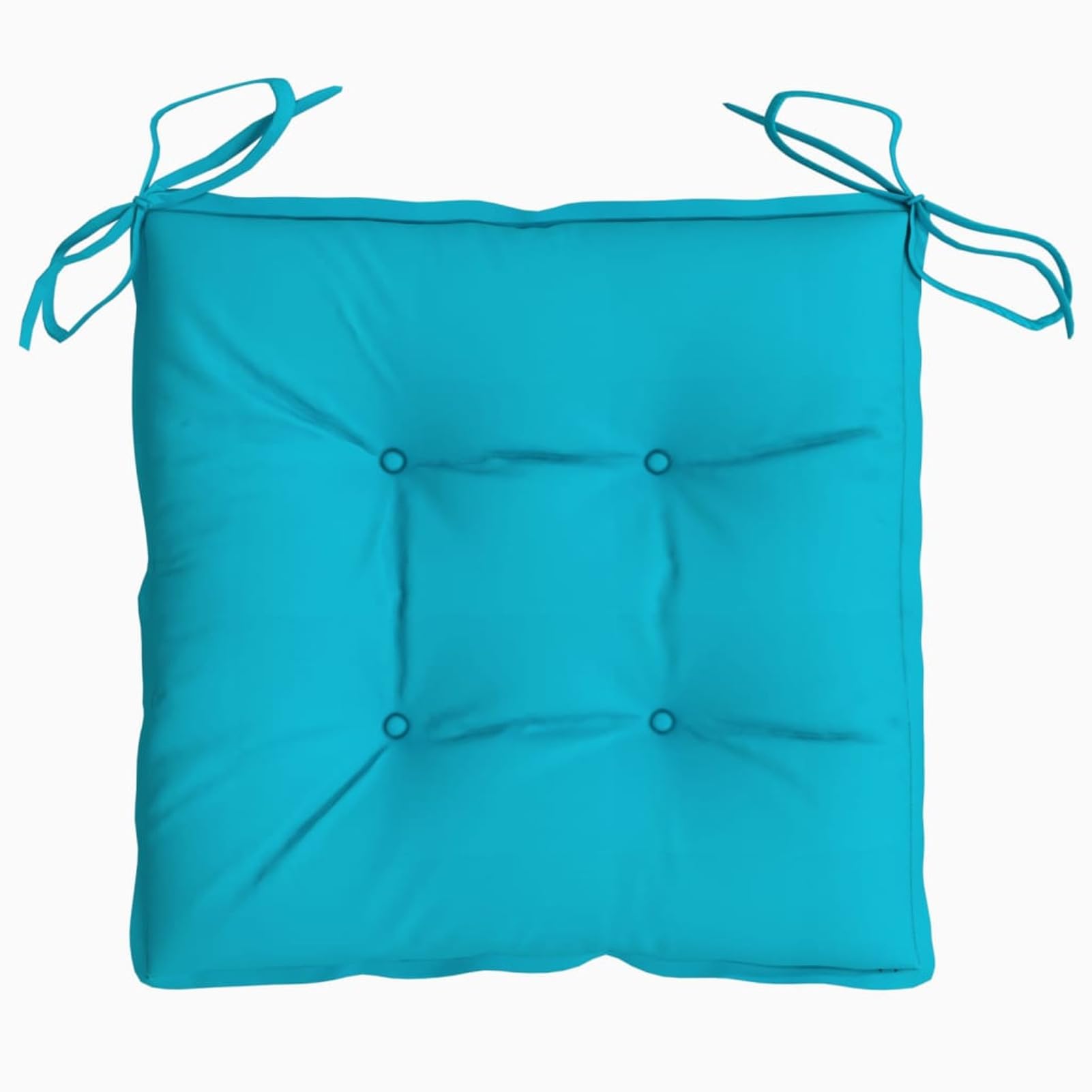 ZEYUAN Cojines de Silla 6 uds Tela Oxford Turquesa 50x50x7 cm, Cojines para Butacas De Jardin, Cojines Sillas Cocina, Cojines para Sillas De Terraza, Cojin Silla Exterior
