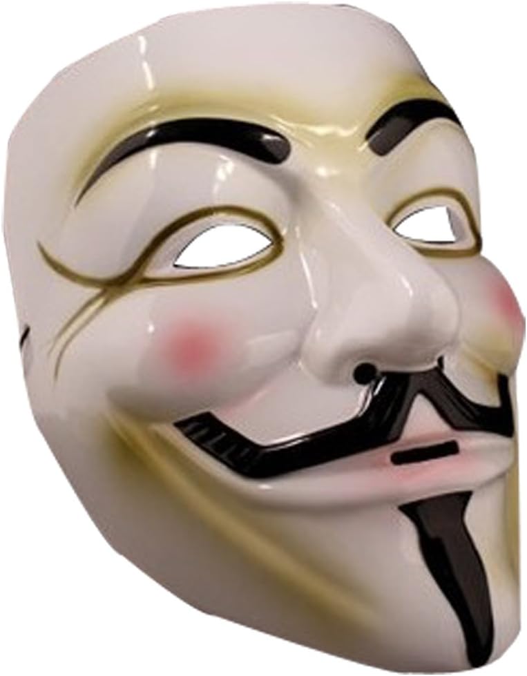Hot Popular Environmental Models Hacker V for Vendetta Mask-white