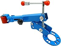 BLACKHORSE-RACING Heavy Duty Fender Roller Tool - Adjustable Lip Roller for Wheel Arches, Flaring, Repair & Larger Tires - Blue