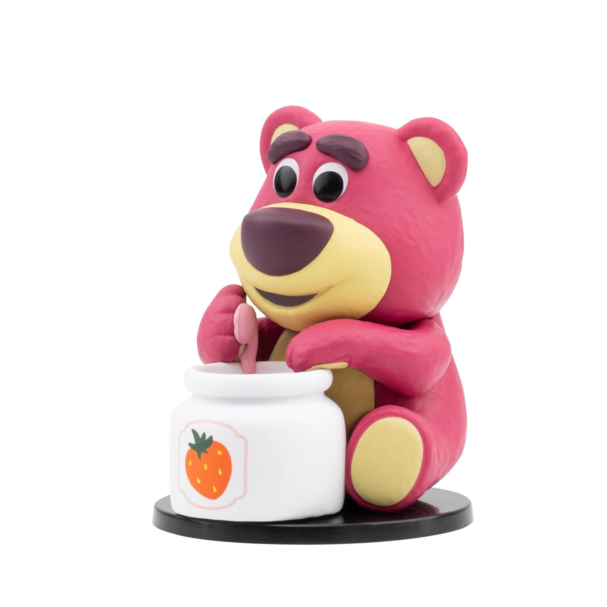 YuMe Lots-o'-Huggin' Bear Snack Time 2.8" Toy Story Figure Collectable in Hero Window Box | Licensed Lotso Disney Pixar Merchandise | Toys Gift for Kids, Adults & Movie Fans | Get All 6 Teddy Figures - Image 3
