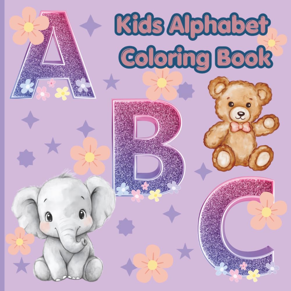 Kids Alphabet Coloring Book: kids alphabet coloring / learning letters