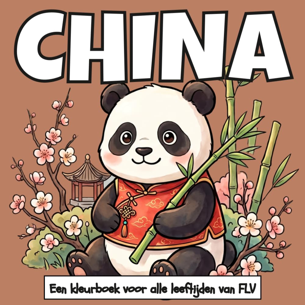 CHINA: Een KLEURBOEK voor alle leeftijden.