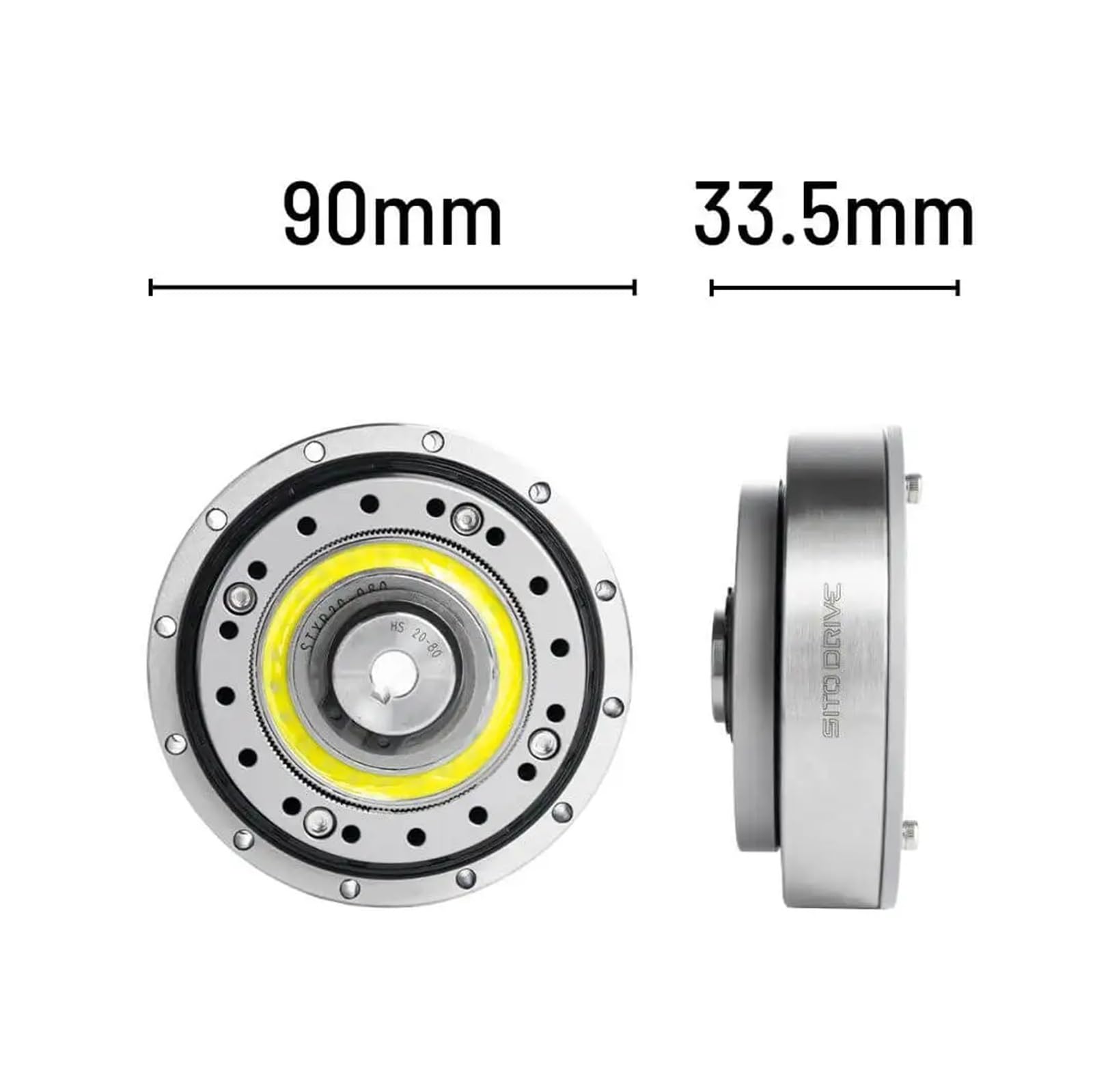 Bolisila HS-20-I Harmonic Drive Strain Wave Gear Reducer for Automation Robot Stepper Motor(100)