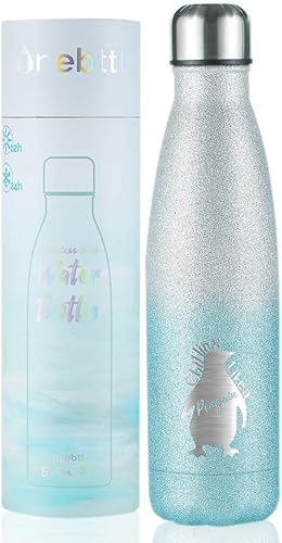 Miniatura 1 de Onebttl Regalos de pingüinos para niñas, mujeres, niños, amantes de los pingüinos, enfriando como un pingüino, botella de agua de acero inoxidable