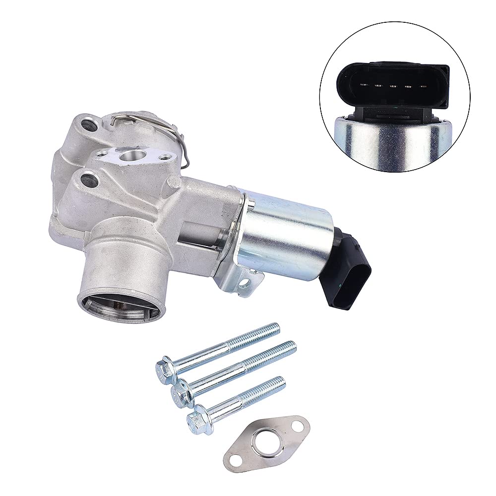 Valvola EGR con guarnizione a 5 poli 6600901054 Compatibile con Cabrio 450 City-Coupe 450 Fortwo Cabrio 450 Fortwo Coupe 450 0.8 CDI 1999-2007