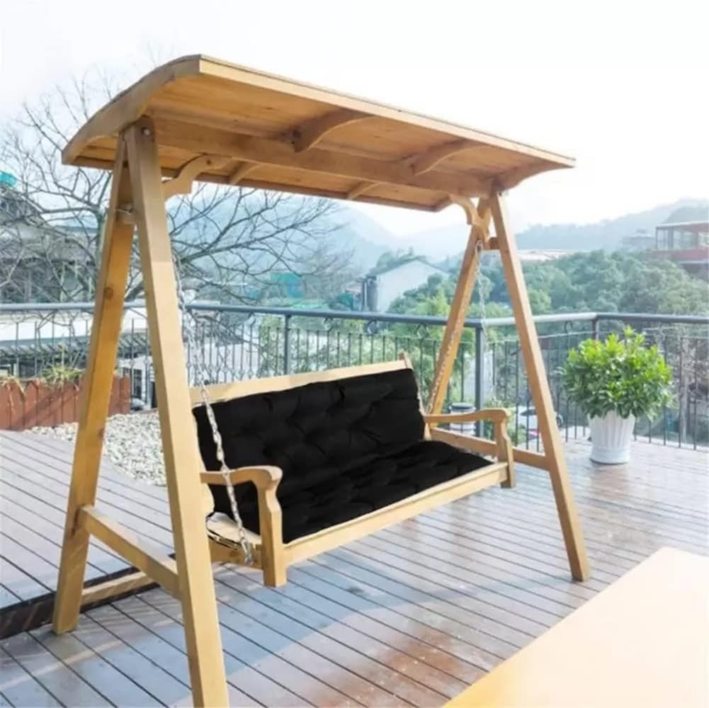 Cuscini per dondolo da esterno, cuscino per panca da giardino per mobili da giardino, cuscini di ricambio per sedie a sdraio a 3 posti, resistenti e confortevoli, per veranda, patio, sedie antiscivolo