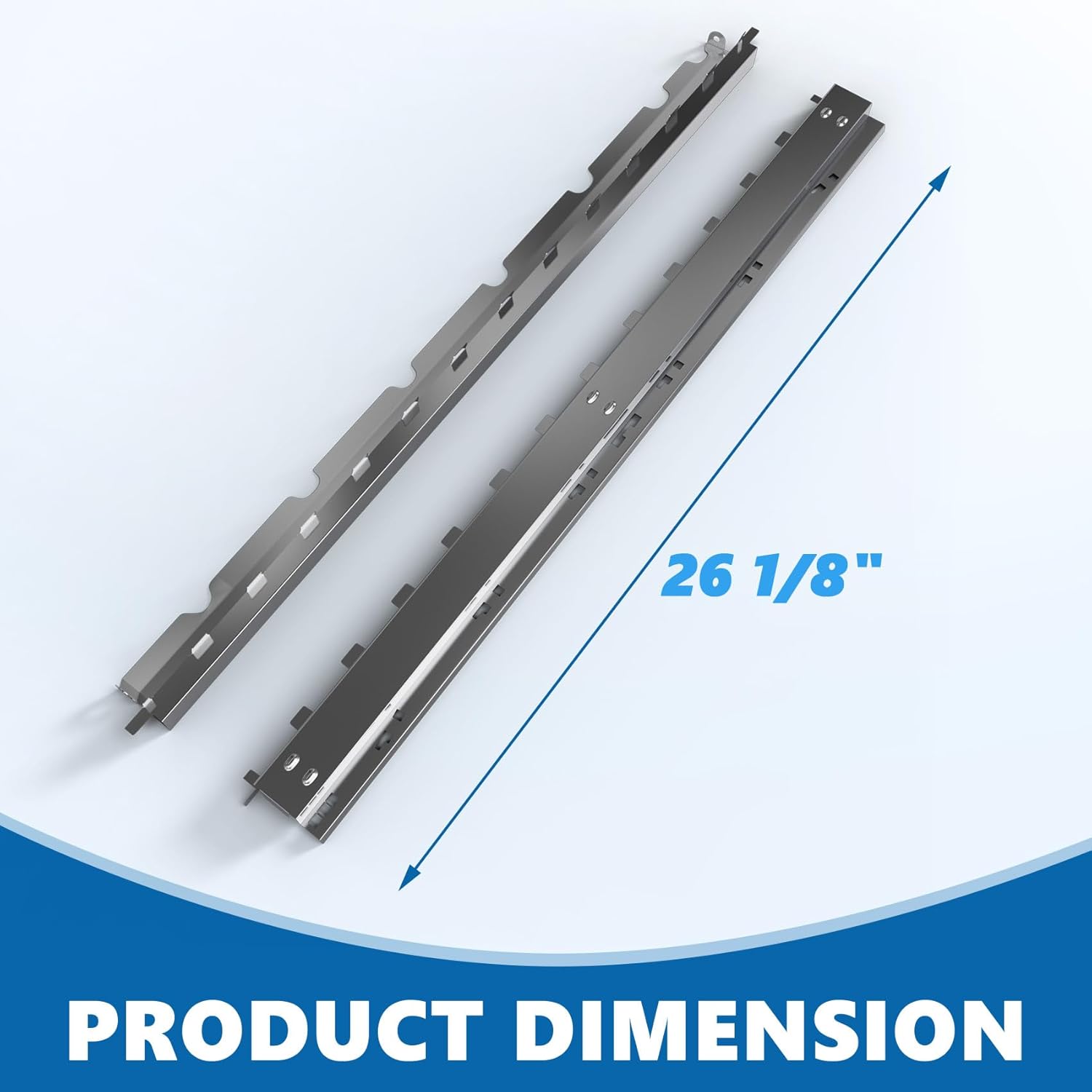 SafBbcue Summit Burner Support Brackets for Weber Summit E-420 E-450 E-470 Flavorizer Bars Brackets for Summit S-420 S-450 S-470, Replace Weber 64850 Summit Grill Center