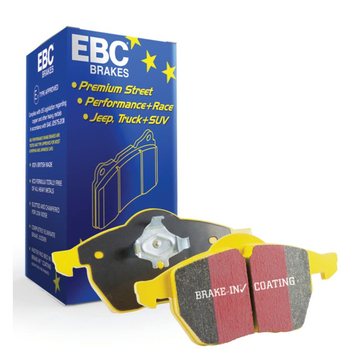Ebc Brake DP42103R Pastiglia Freni Per Uso Stradale E Trackday Yellowstuff 4000 Series-image