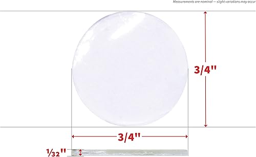 Miniatura 7 de Almohadillas autoadhesivas redondas SurfaceGard de Shepherd Hardware, de 38 pulgada, transparentes, evitan arañazos y deslizamientos, 9964, 16